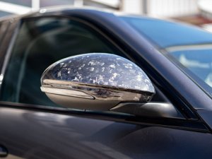 Alfa Romeo Giulia Mirror Covers - Carbon Fiber - Caps - Feroce Carbon - Forged Carbon